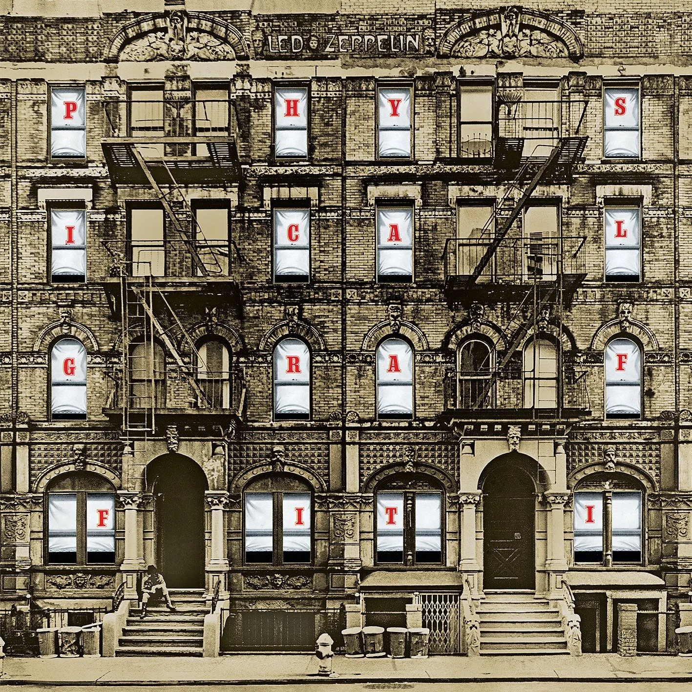 Led Zepplin Physical Graffiti Album Cover
